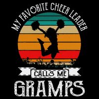 Cheerleading My Favorite Cheerleader Calls Me Gramps Cooling Performance Crew T-Shirt