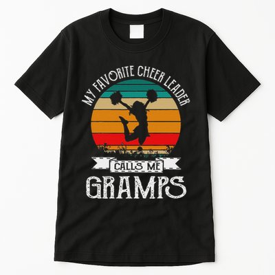 Cheerleading My Favorite Cheerleader Calls Me Gramps Tall T-Shirt