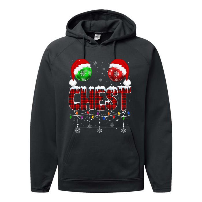 Chestnuts Matching Family Funny Chest Nuts Christmas Couples Performance Fleece Hoodie