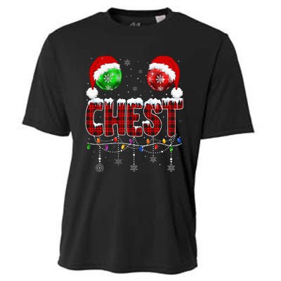 Chestnuts Matching Family Funny Chest Nuts Christmas Couples Cooling Performance Crew T-Shirt