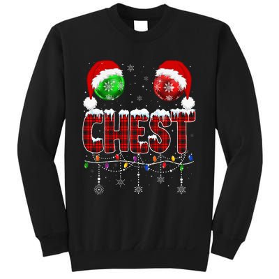 Chestnuts Matching Family Funny Chest Nuts Christmas Couples Sweatshirt