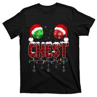 Chestnuts Matching Family Funny Chest Nuts Christmas Couples T-Shirt