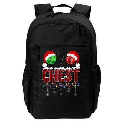 Chestnuts Matching Family Funny Chest Nuts Christmas Couples Daily Commute Backpack