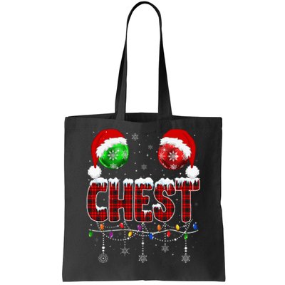 Chestnuts Matching Family Funny Chest Nuts Christmas Couples Tote Bag