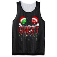 Chestnuts Matching Family Funny Chest Nuts Christmas Couples Mesh Reversible Basketball Jersey Tank