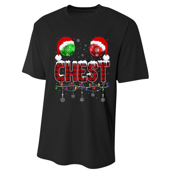 Chestnuts Matching Family Funny Chest Nuts Christmas Couples Performance Sprint T-Shirt