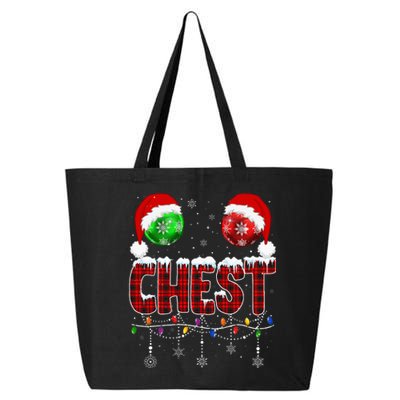 Chestnuts Matching Family Funny Chest Nuts Christmas Couples 25L Jumbo Tote