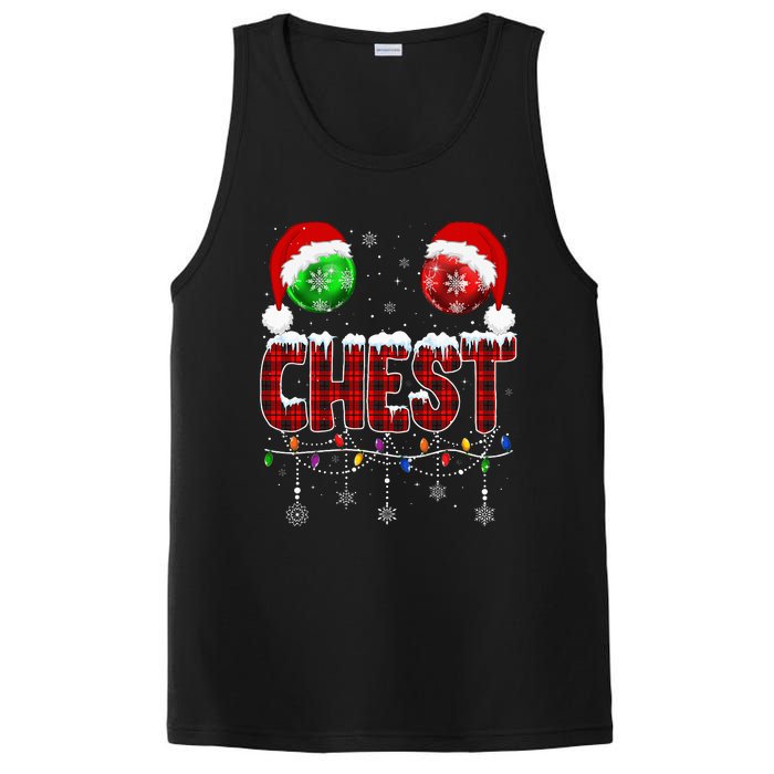 Chestnuts Matching Family Funny Chest Nuts Christmas Couples PosiCharge Competitor Tank