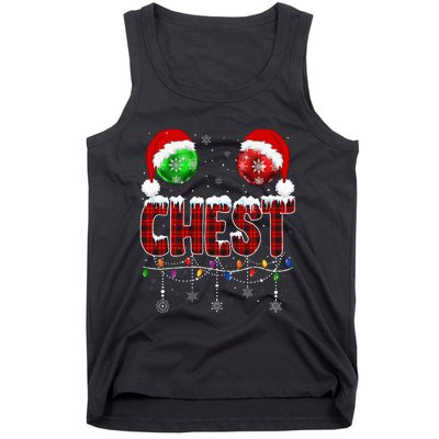 Chestnuts Matching Family Funny Chest Nuts Christmas Couples Tank Top