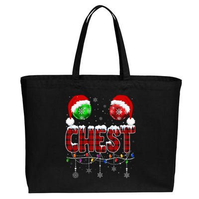 Chestnuts Matching Family Funny Chest Nuts Christmas Couples Cotton Canvas Jumbo Tote