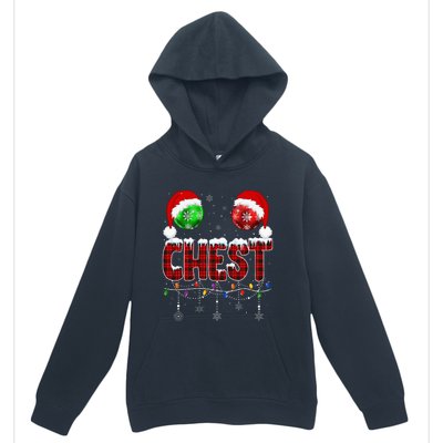 Chestnuts Matching Family Funny Chest Nuts Christmas Couples Urban Pullover Hoodie