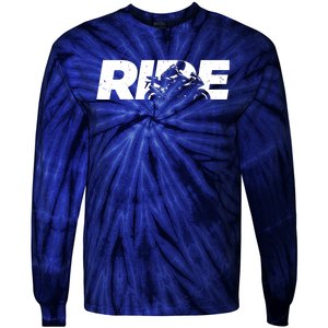 Cool Motorcycle For Sport Ride Motorcycle Rider Tie-Dye Long Sleeve Shirt