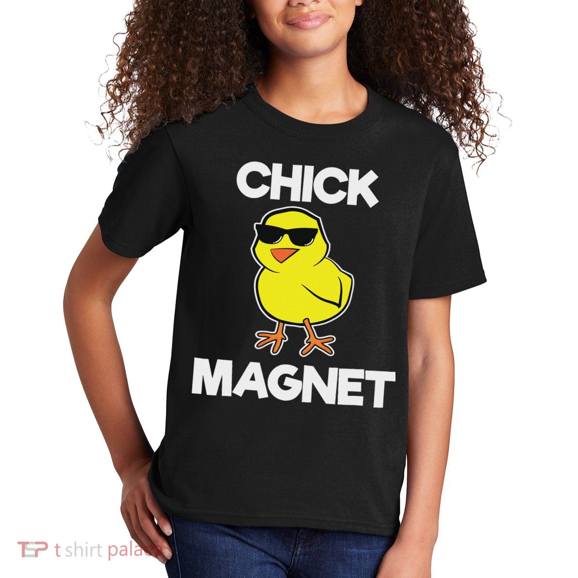 Chick Magne Funny Easter Cool Chick Kids T-Shirt