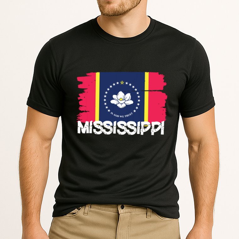 Cool Mississippi Flag Performance Shirt