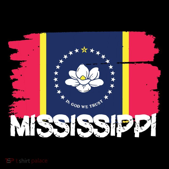 Cool Mississippi Flag 7-Panel Snapback Hat