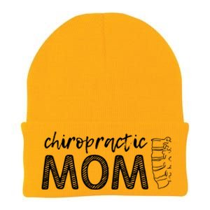 Chiropractic Mom Funny Chiropractor Mother's Day Chiro Humor Cool Gift Knit Cap Winter Beanie