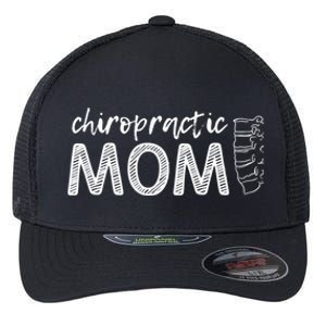 Chiropractic Mom Funny Chiropractor Mother's Day Chiro Humor Cool Gift Flexfit Unipanel Trucker Cap