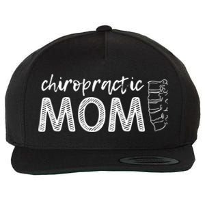 Chiropractic Mom Funny Chiropractor Mother's Day Chiro Humor Cool Gift Wool Snapback Cap