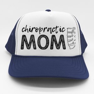 Chiropractic Mom Funny Chiropractor Mother's Day Chiro Humor Cool Gift Trucker Hat