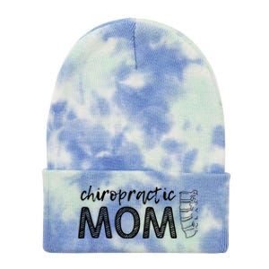 Chiropractic Mom Funny Chiropractor Mother's Day Chiro Humor Cool Gift Tie Dye 12in Knit Beanie