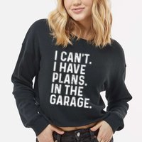 Cool Mechanic For Garage Plan Car Auto Mechanic Cropped Pullover Crew