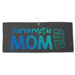 Chiropractic Mom Funny Chiropractor Mother's Day Chiro Humor Great Gift Large Microfiber Waffle Golf Towel