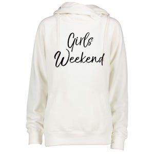 Cute Matching Getaway Road Trip Funny Gift Weekend Gift Womens Funnel Neck Pullover Hood