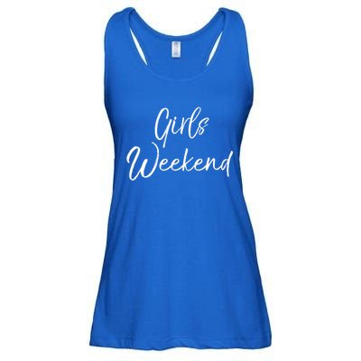 Cute Matching Getaway Road Trip Funny Gift Weekend Gift Ladies Essential Flowy Tank