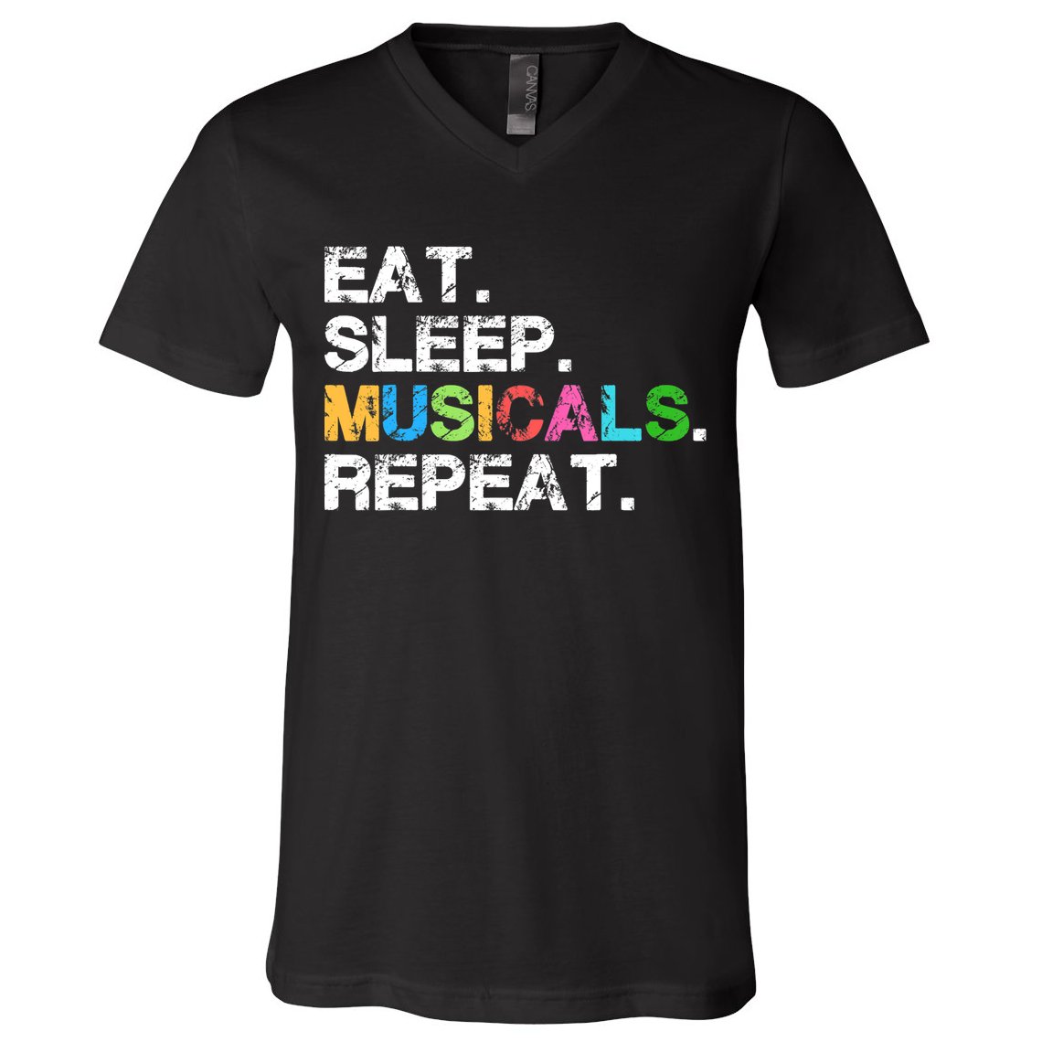 Cute Musicals Gift Funny Theatre Life Drama Theater Gift V-Neck T-Shirt