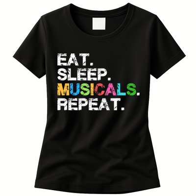 Cute Musicals Gift Funny Theatre Life Drama Theater Gift Womens T-Shirt