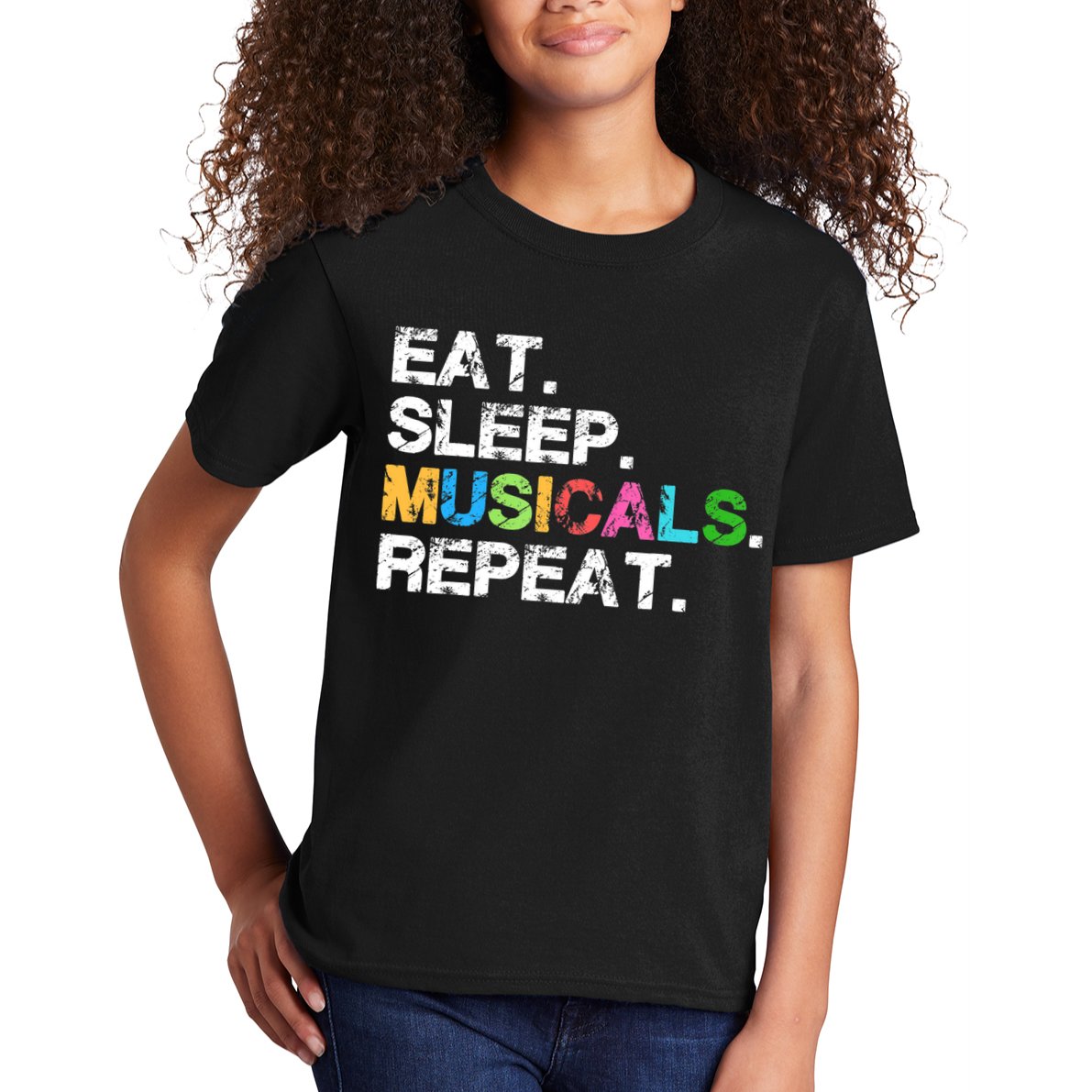 Cute Musicals Gift Funny Theatre Life Drama Theater Gift Kids T-Shirt