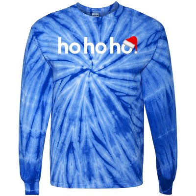 Christmas Meaningful Gift Ho Ho Ho Xmas Gift Idea Gift Tie-Dye Long Sleeve Shirt