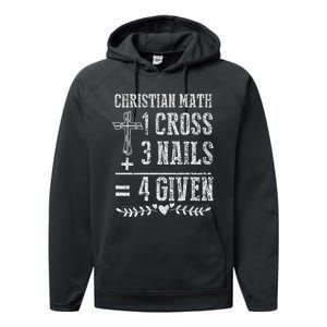 Christian Math God Worshiper Christ Follower Religion Performance Fleece Hoodie