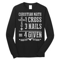 Christian Math God Worshiper Christ Follower Religion Long Sleeve Shirt