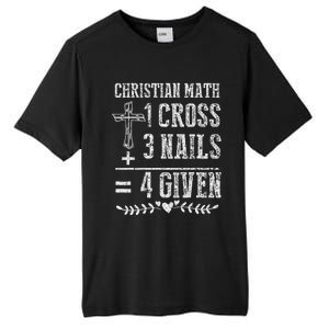 Christian Math God Worshiper Christ Follower Religion Tall Fusion ChromaSoft Performance T-Shirt