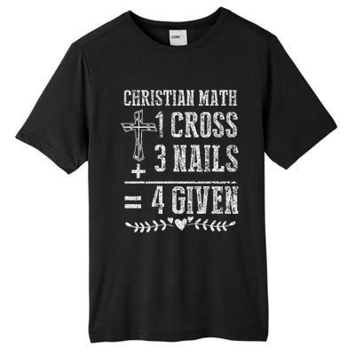 Christian Math God Worshiper Christ Follower Religion Tall Fusion ChromaSoft Performance T-Shirt