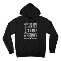 Christian Math God Worshiper Christ Follower Religion Tall Hoodie