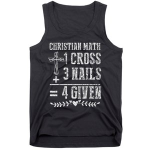 Christian Math God Worshiper Christ Follower Religion Tank Top