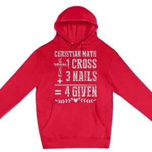 Christian Math God Worshiper Christ Follower Religion Premium Pullover Hoodie