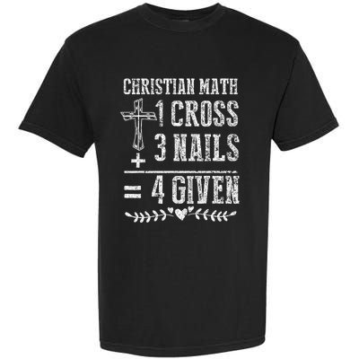 Christian Math God Worshiper Christ Follower Religion Garment-Dyed Heavyweight T-Shirt