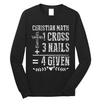 Christian Math God Worshiper Christ Follower Religion Long Sleeve Shirt