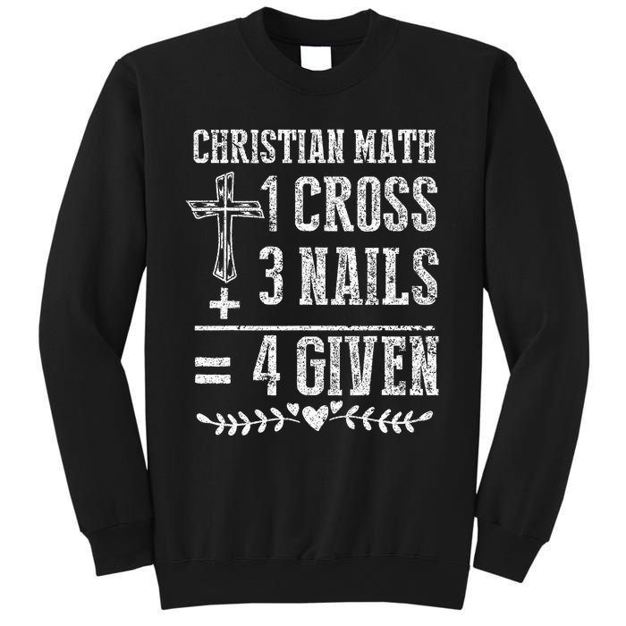 Christian Math God Worshiper Christ Follower Religion Sweatshirt