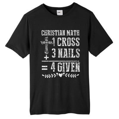 Christian Math God Worshiper Christ Follower Religion Tall Fusion ChromaSoft Performance T-Shirt