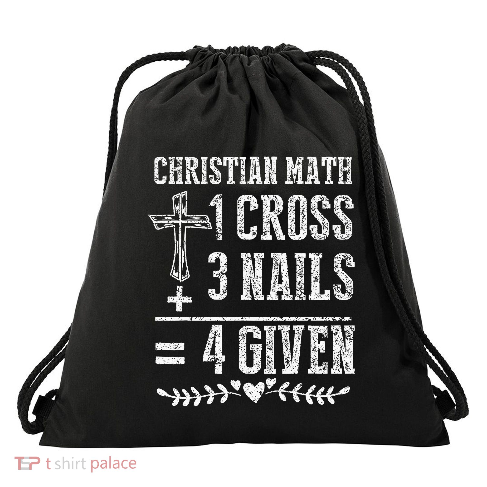Christian Math God Worshiper Christ Follower Religion Drawstring Bag