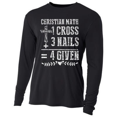 Christian Math God Worshiper Christ Follower Religion Cooling Performance Long Sleeve Crew