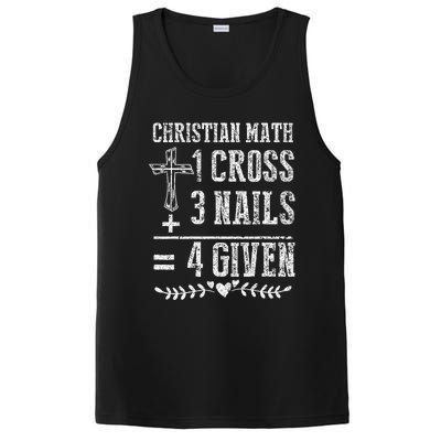 Christian Math God Worshiper Christ Follower Religion PosiCharge Competitor Tank