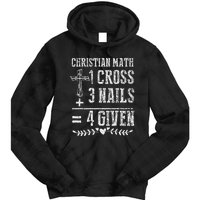 Christian Math God Worshiper Christ Follower Religion Tie Dye Hoodie