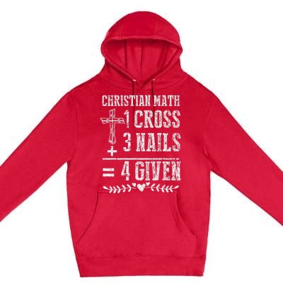 Christian Math God Worshiper Christ Follower Religion Premium Pullover Hoodie