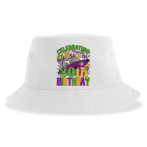 Celebrating Mardi Gras 30th Birthday Cruising 30 Years Old Birthday Sustainable Bucket Hat