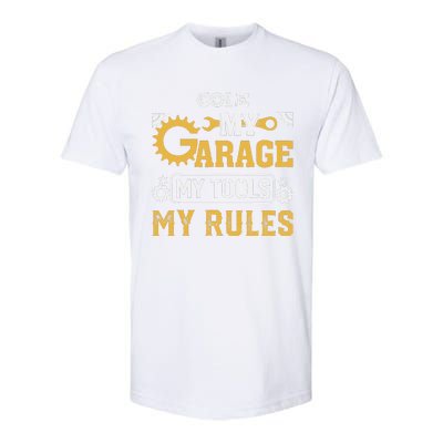 Cole My Garage My Tools My Rules Name Cole Softstyle CVC T-Shirt